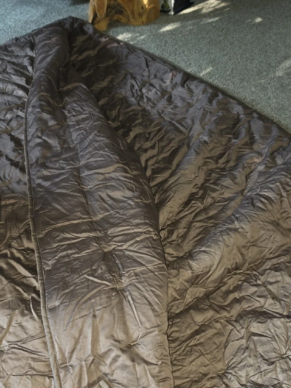 Casaluna Rayon From Bamboo Fig Brown King Quilt Comforter